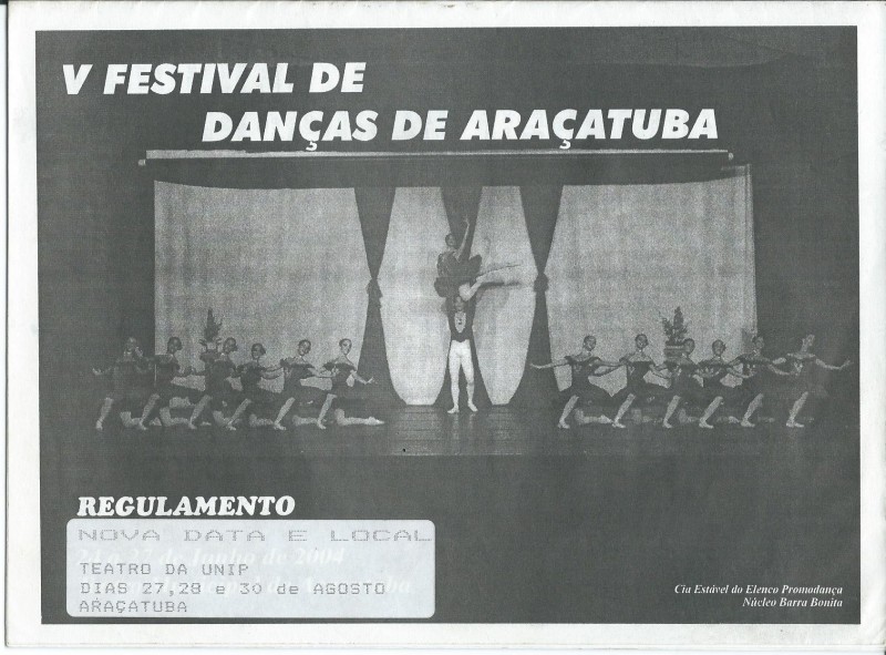 FESTIVAL DE DANÇA ARAÇATUBA 2004