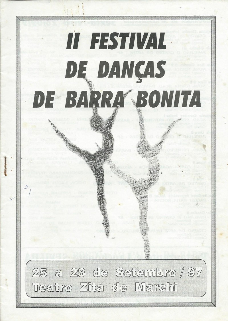 FESTIVAL DE DANÇA DE BARRA BONITA 1997