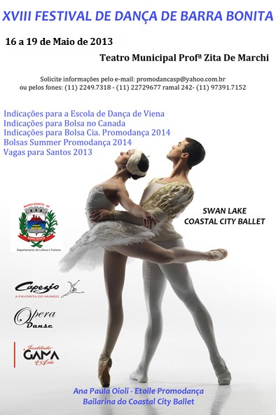 FESTIVAL DE DANÇA DE BARRA BONITA 2013