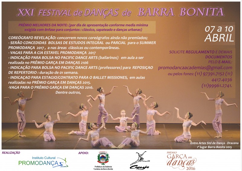 FESTIVAL DE DANÇA DE BARRA BONITA 2016