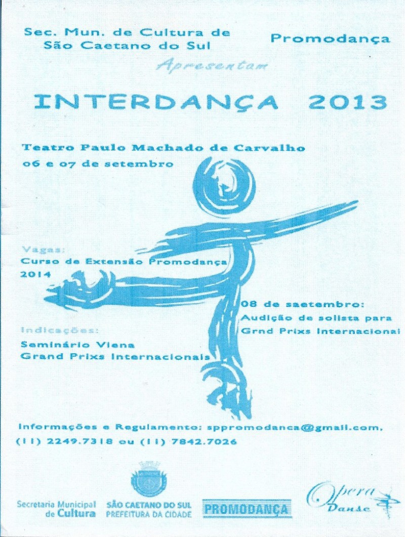 INTERDANÇAS SÃO CAETANO DO SUL 2013